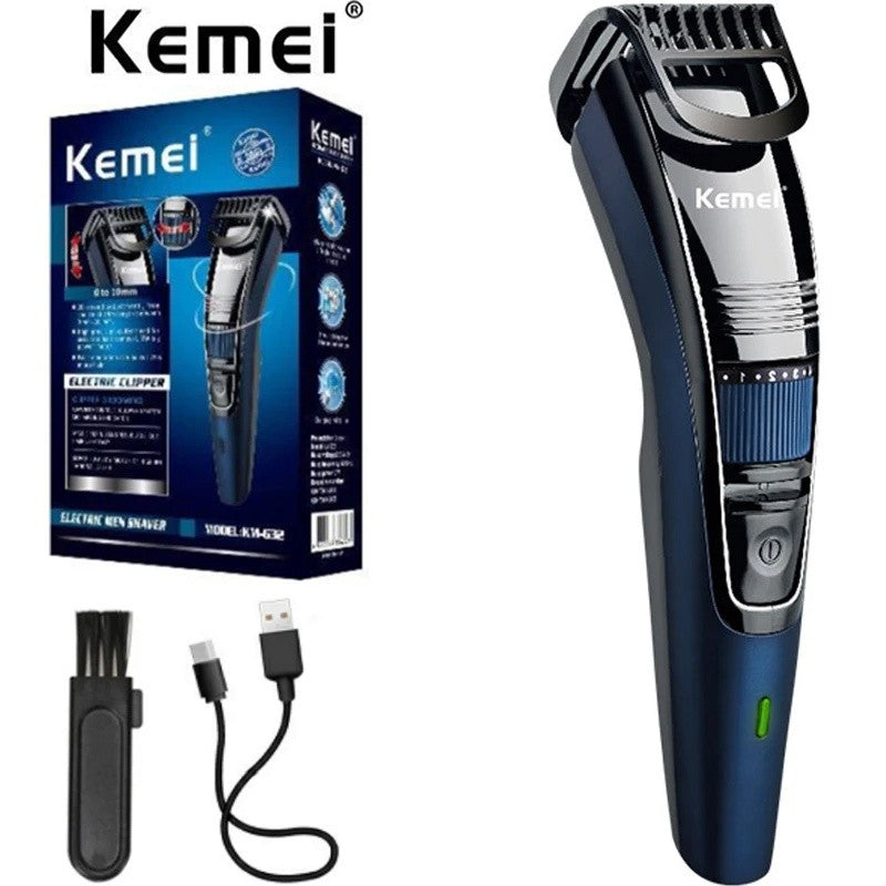 Kemei KM-632 Men Electric Shaver Professional Beard Trimmer For Men Hair Trimmer Grooming Electric Shaver Head Cutter Machine