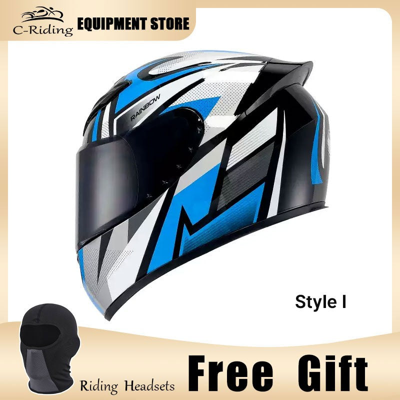 Capacete de Moto de Rosto Inteiro de Alta Qualidade Masculino Feminino Capacete de Corrida de Moto DOT capacete casqueiro casque