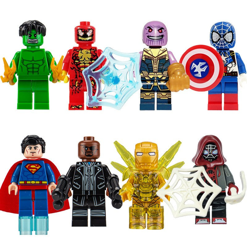 Peças de montar, figuras, bonecos humanoides, brinquedos, minifiguras, bonecas humanoides, brinquedos infantis, presentes de aniversário, personagens de desenhos animados