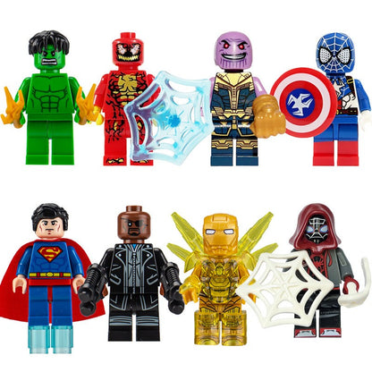 Peças de montar, figuras, bonecos humanoides, brinquedos, minifiguras, bonecas humanoides, brinquedos infantis, presentes de aniversário, personagens de desenhos animados