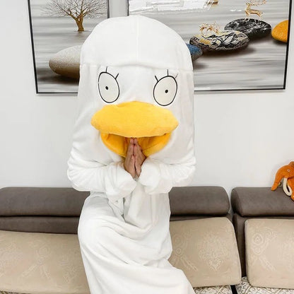 Cartoon Pajamas Funny Gintama Elizabeth Cosplay Women Men Sleep Blanket Nightgown Anime Sleeping Bag and Shoes Plus Size Costume