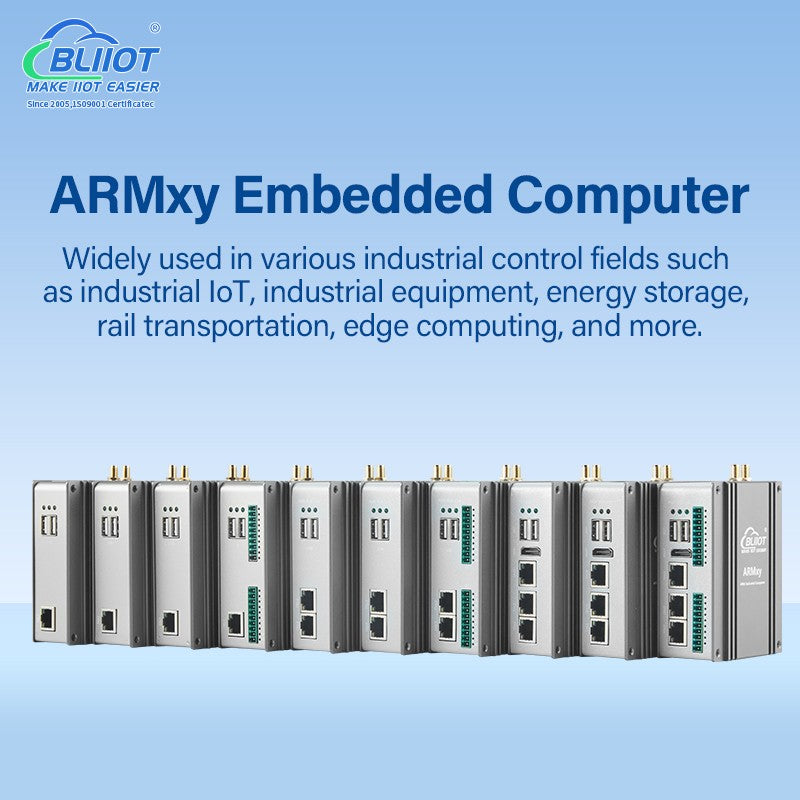 BLIIOT ARM AI Edge Controller LPDDR4X 4*A55 Rockchip RK3568 1TOPS NPU Single-board Computer Linux IoT Gateway