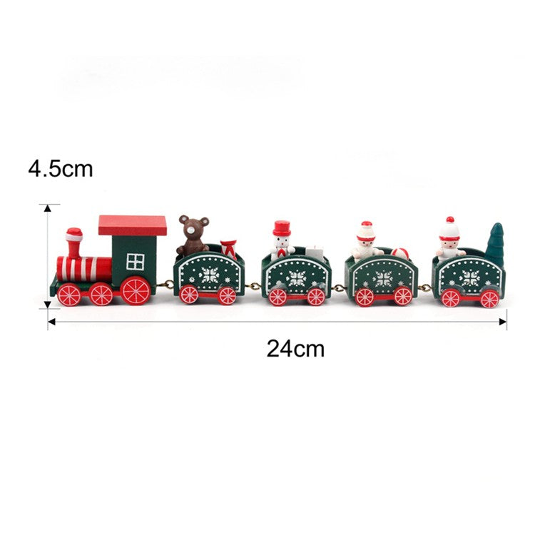 Wooden/Plastic Train Christmas Ornament Merry Christmas Decoration For Home 2025 Xmas Gifts Noel Natal Navidad New Year 2026