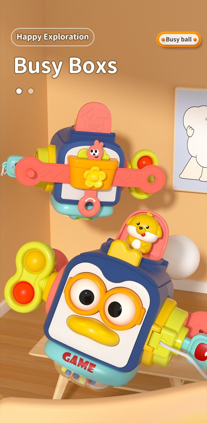 Montessori Children Early Education Toys Baby Hand Fine Motor Skills Toys Puzzle Quiet Hand And Eye Coordinate Learning Toys