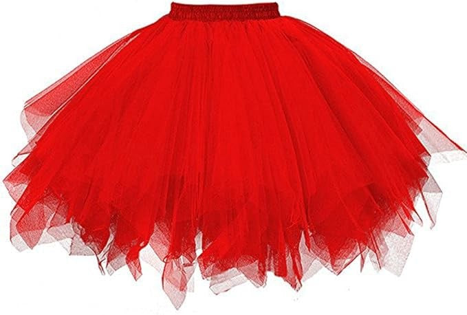 Tulle Skirt Women's Tutu Skirt 50s Rockabilly Petticoat for Carnival Costumes Tutu Underskirt Dance Skirt Ballet Skirt Cosplay