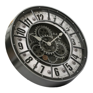 Round Gear Wall Clock Handicraft Clock Wall Wholesale Retro Light Luxury Custom Clock Watch