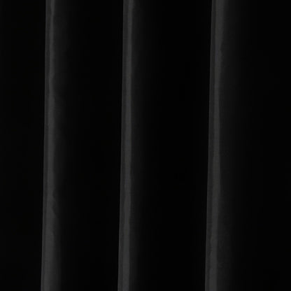 Cortinas de Chuveiro Pretas Modernas Tecido Impermeável Cor Sólida Cortinas de Banho Para Banheiro Banheira Grande Cobertura de Banho Larga Com Gancho