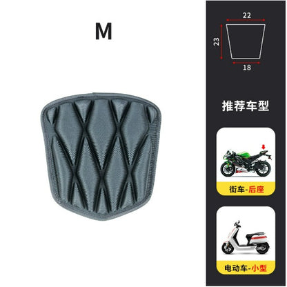 Assento de motocicleta almofada 3D confortável capa de gel para assento ventilação à prova d'água EVA almofada de assento espessada respirável