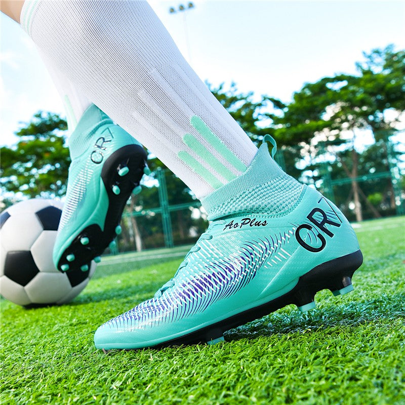 2025 New Football Shoes Society Soccer Cleats Long Nails Soccer Boot Non-slip Training Sneaker Artificial Quality Grass Footwear