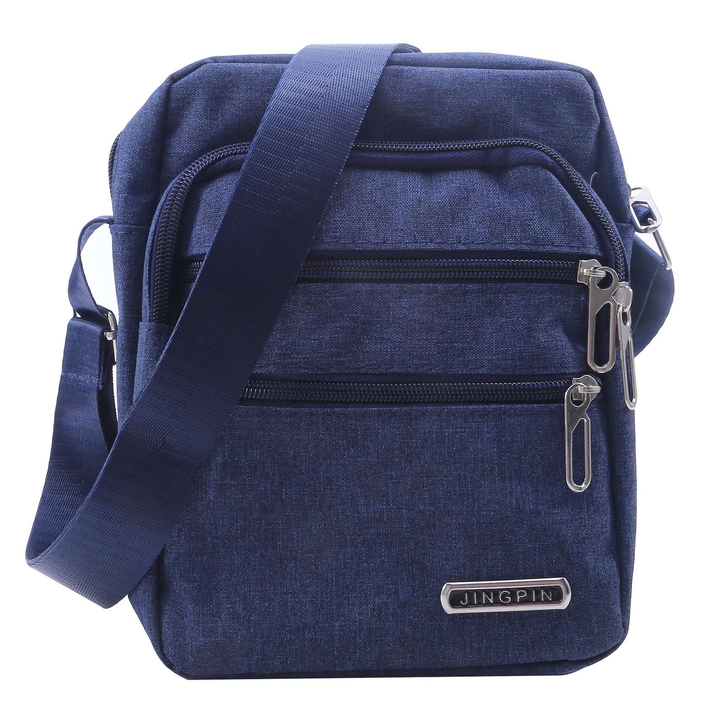 Men's Shoulder Bag Business Leisure Large Capacity Portable Handbag Zipper Multi Layer Waterproof Summer Male's Crossbody Bags