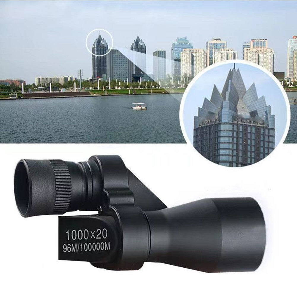 Telescópio Monocular Portátil 1000X20 Mini Telescópio Profissional Infantil Leve com Pano de Limpeza para Atividades ao Ar Livre
