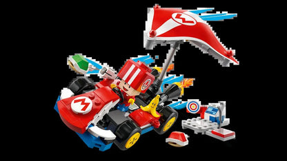 LEGO Blocos de Construção Série Super Mario 72032 Kart Padrão Quebra-cabeça Infantil Blocos de Construção Brinquedo de Presente