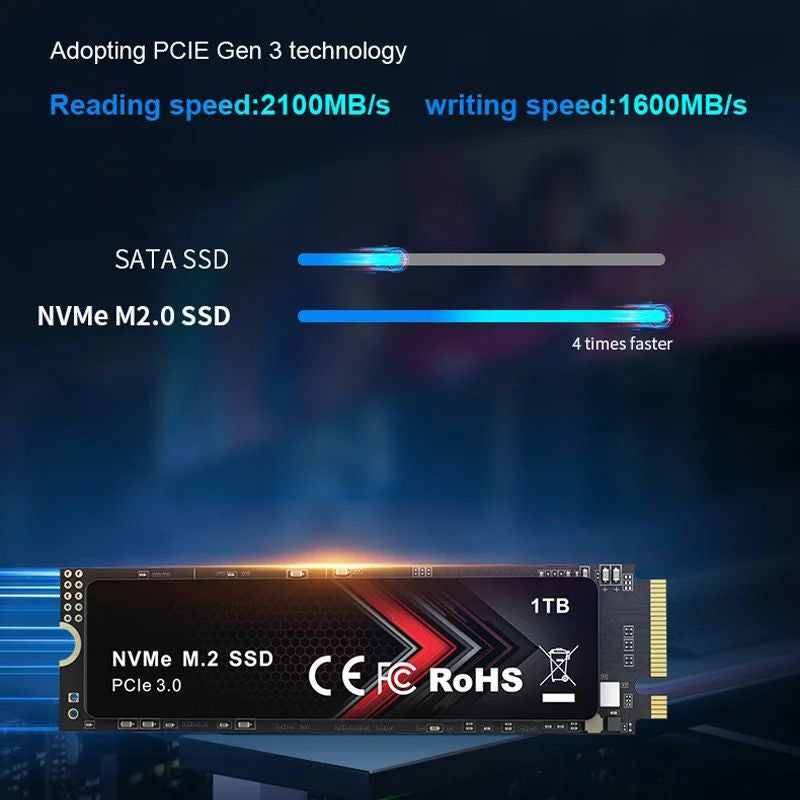 KOOTION 1TB 512GB 256GB NVME M.2 PCIe 3.0 SSD Gen3*4 Solid State Drive 2280 Disco Rígido Interno para Laptop Desktop