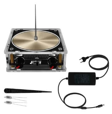 Bobina de Tesla Musical Bluetooth/AUX Modo Duplo Caixa de Música Relâmpago Artificial Áudio Tocável Entrada Bluetooth Experiências Científicas