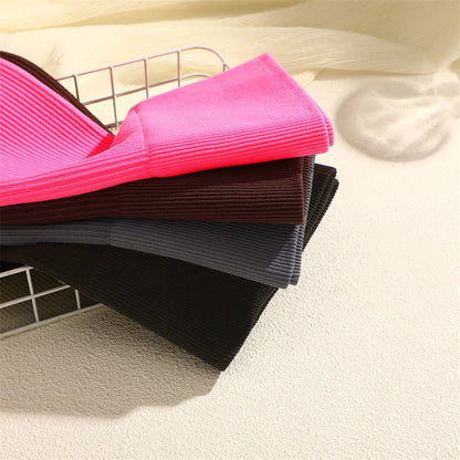 Women's High Waist Ribbed Striped Mini Skirt Tight Night Club Party Pencil Skirt Casual Short Skirt Sexy Solid Color Bodycon New