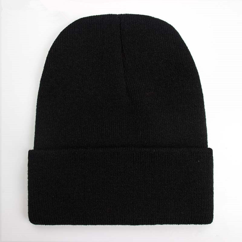 Touca Sólida Unissex Outono Inverno, Mistura de Lã, Macia e Quente, Boné de Tricô Masculino Feminino, Gorro, Toucas de Esqui, 24 Cores