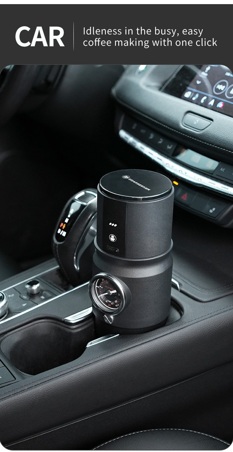 Cafeteira Expresso Elétrica Portátil STARSEEKER Super58 Máquina de Café de Viagem para Camping com Suporte para Tamper USB-C