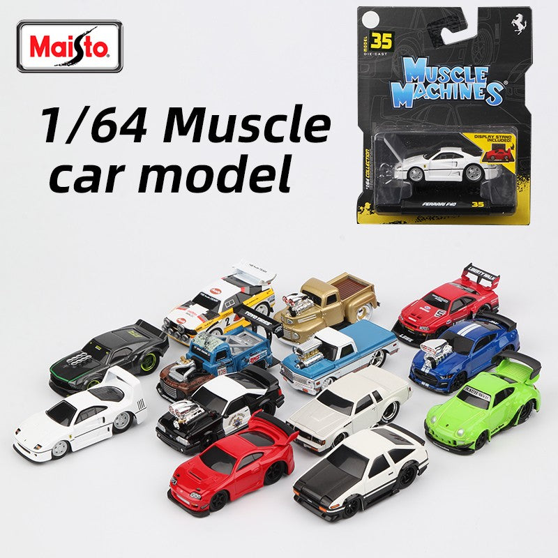 Conjunto de veículos Maisto 1:64 Ferrari Ford Chevrolet Shelby Buick Toyota Audi Nissan Muscle, série de modelos de carros em miniatura Die Cast
