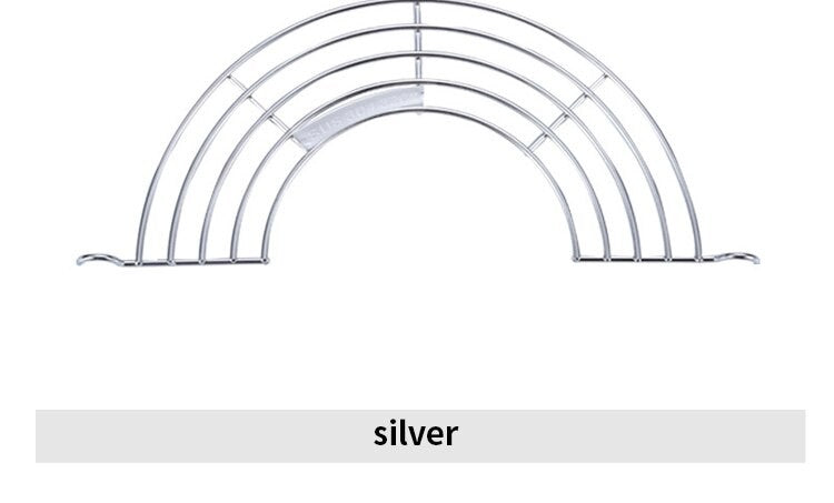 Drainage Rack Barbecue Rack Stainless Steel Hanging Pan Drainage Frying Line Rack Kitchen Insulation Drainage Oil Accessories