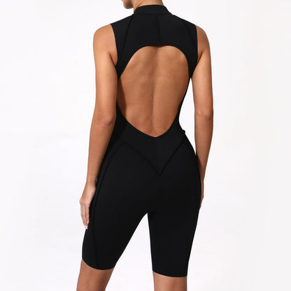 New Yoga Suit Short Sleeve Zipper Sports Clothing Fitness Suits Women Dance Running Training Clothing Gym Push Ups Yoga Suit Set