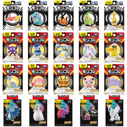 100% Original Takara Tomy Pokemon Figure Toys Chikorita Totodile Tepig Mega Metagross Charizard X PVC Figurine Model Dolls Gifts