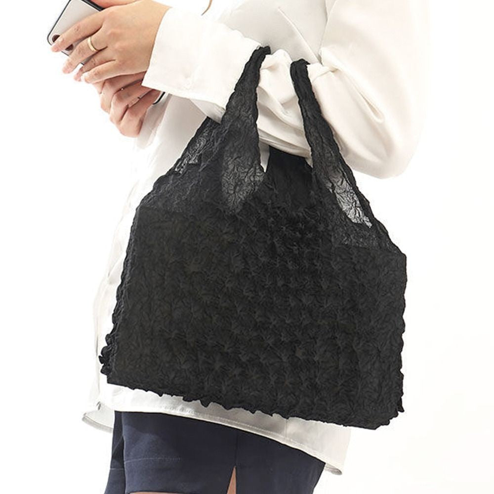 Fold Pleated Storage Bag Magic Expansion Bubble Elastic Paddy Bag Mini Bag Large Capacity Shopping Bag Flexible Stretch Bags