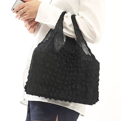 Fold Pleated Storage Bag Magic Expansion Bubble Elastic Paddy Bag Mini Bag Large Capacity Shopping Bag Flexible Stretch Bags