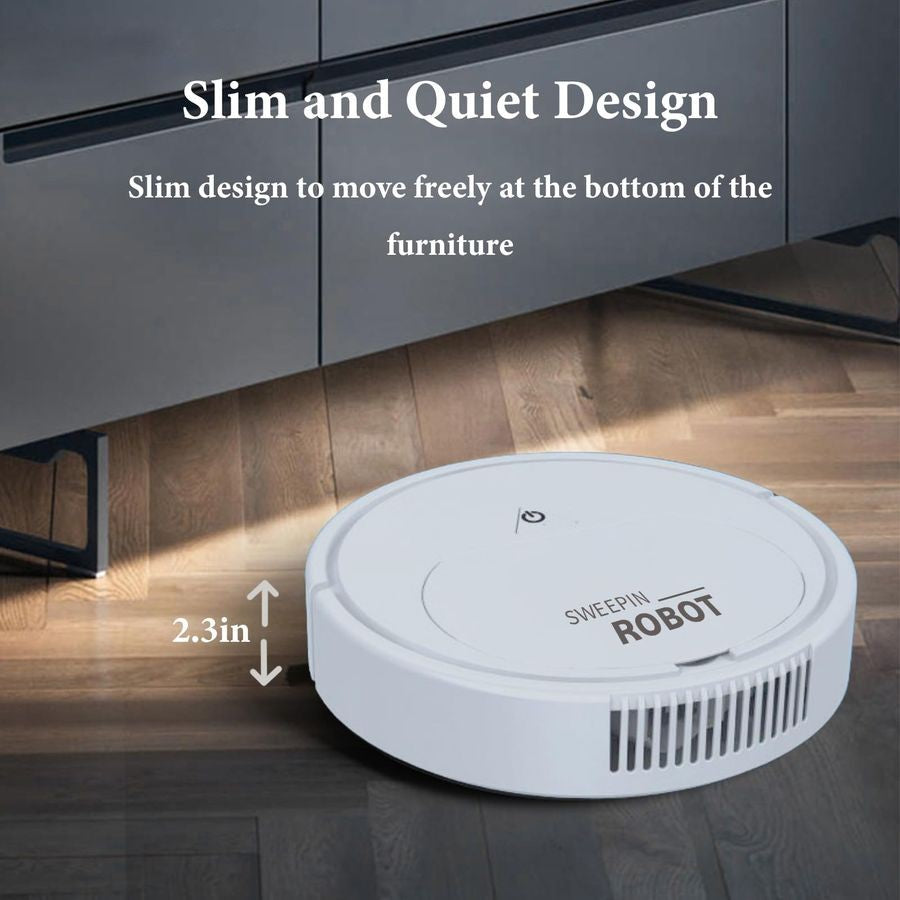 Vacuum Suction UltraStrong Suction, OneTouch Start, Slim Design, Rechargeable, Ideal for Hardwood Floors,Pet Hair Specialist Rob