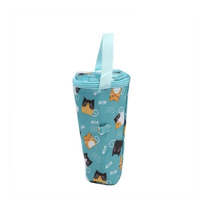 Baby Milk Bottle Insulation Bags Cartoon Portable Waterproof Feeding Bottle Thermal Bag Milk Warmer Cooler Stroller Hang Bags