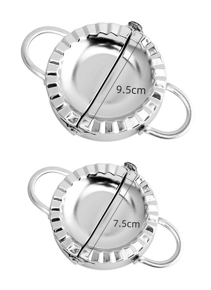 Máquina de fazer bolinhos de massa de aço inoxidável, forma para massa de pastel, empanadas, ravióli, prensa para pierogi, guioza, acessórios de cozinha para confeitaria