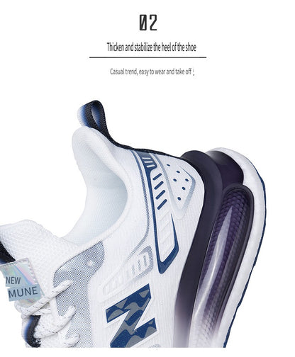 Sports Shoes for Men Mesh Breathable Comfortable Outdoor Sports Trendy Lace-up Sneakers 2025 New Casual Running Shoes for Man