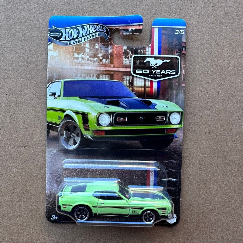 Hot Wheels Carros GRT01-9c6m Mustang 60º Aniversário Conjuntos Ford Mustang GRT Modelos de Veículos Diecast 1:64 Carrinhos de Brinquedo Presente Colecionável