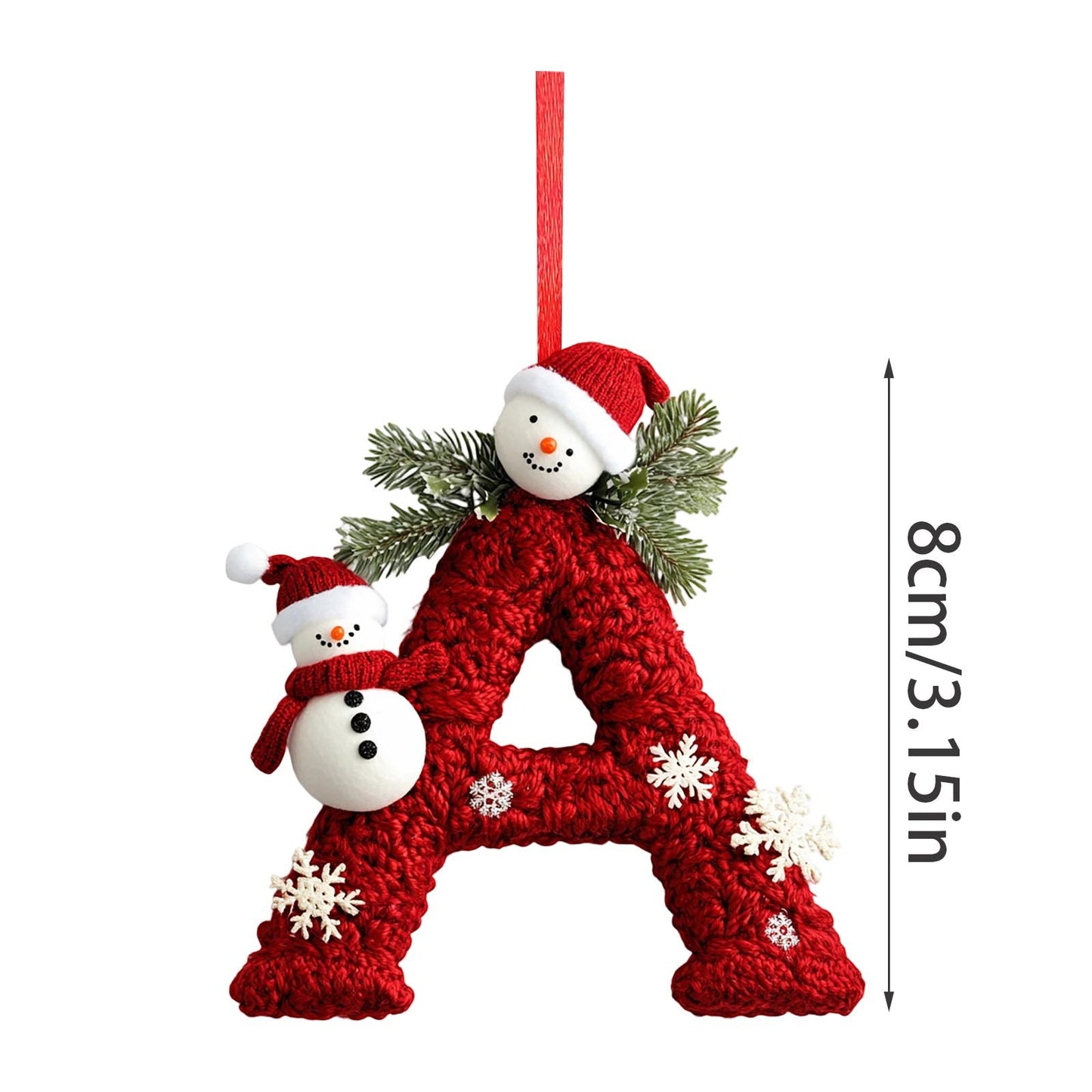 26 Letter Christmas Tree Hanging Personalized Christmas Letter Decoration Holiday Ornaments Christmas Tree Ornaments 2025
