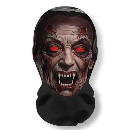 Realistic 3D Horror Skull Zombie Full Face Mask Breathable Mesh Headgear Cosplay Prop for Halloween Party Prank Carnival Costume