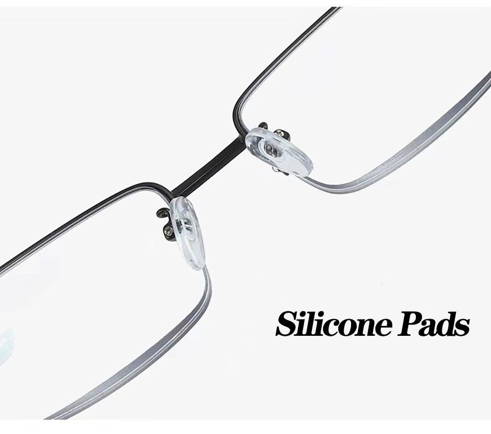 Progressive Men's Eyeglasses Frame Multifocal Reading Glasses Anti Blue Light Eyewear Near Far Sight Glasse escuadras de metal+4