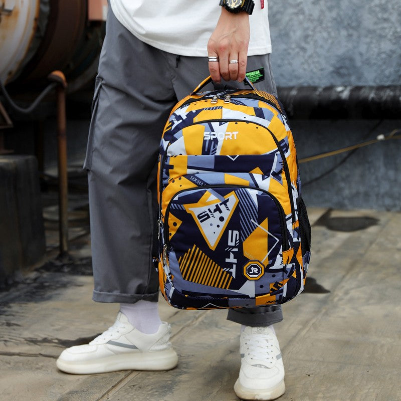 Waterproof Backpack for Travel Large CapacityDurableLaptop Backpack with Laptop Compartment Fashion Student Daypack for Outdoor