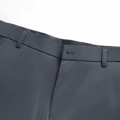 29-42 Men's Summer Pants Thin Straight Stretch Casual Pants with No Trace No Ironing Fabric Silky and Cool Feeling