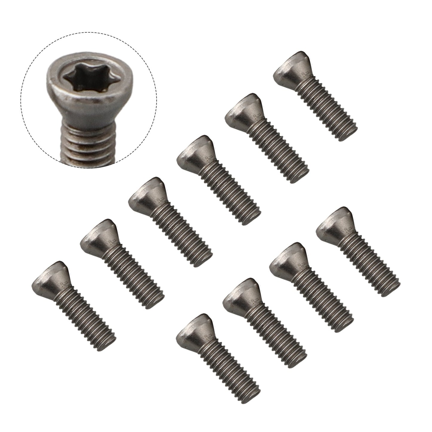10 Peças Parafusos Torx M2.5 M3.5 Para Substituir Pastilhas de Metal Duro Ferramentas de Torno CNC Oficina Ferramentas Manuais Suprimentos