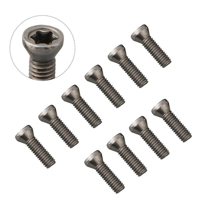 10 Peças Parafusos Torx M2.5 M3.5 Para Substituir Pastilhas de Metal Duro Ferramentas de Torno CNC Oficina Ferramentas Manuais Suprimentos