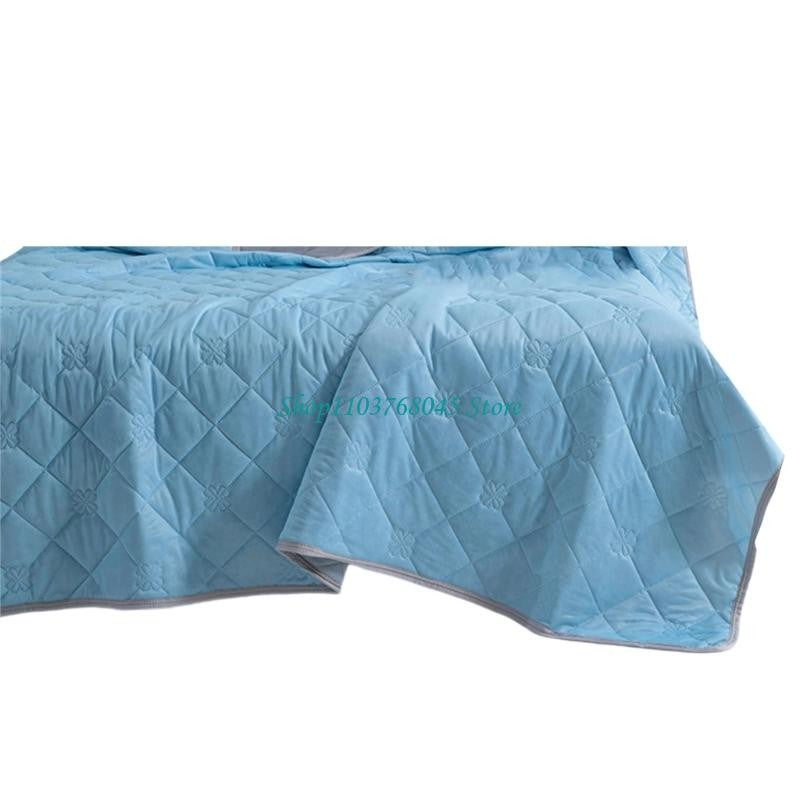 R53F Elegante Cobertor Refrescante Colcha Macia Design Compacto Para Acampamento Férias Na Praia