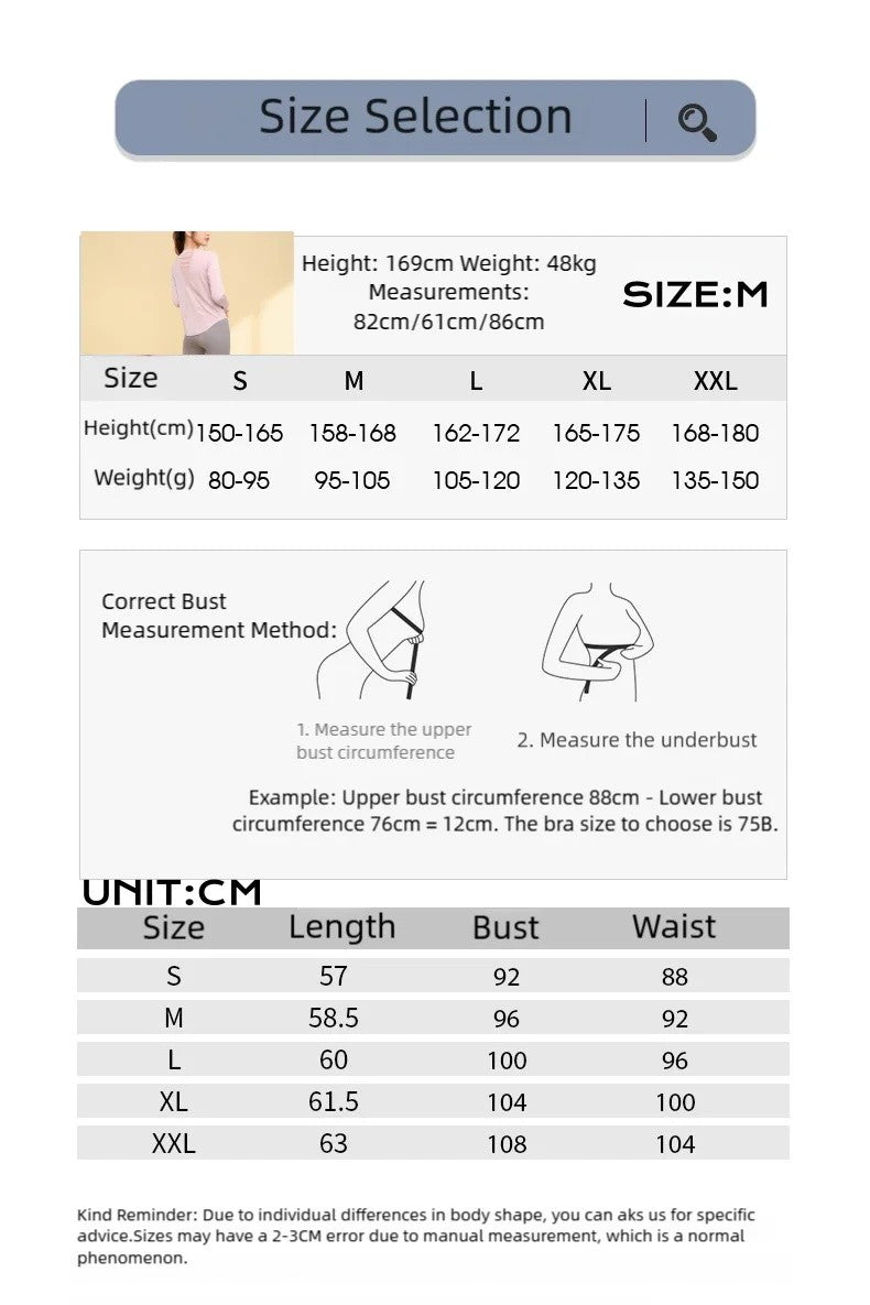DRUR Long Sleeve Gym Top Women Breathable Quick Dry Workout Tshirt Loose Fit Running Tee Yoga Clothing Sportswear Activewear New
