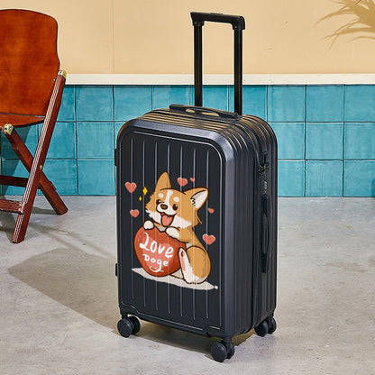 Mala de Viagem Nova Design com Porta-copos Mala Feminina de Bordo Mala de Viagem Feminina Conjunto de Malas de Viagem de 20 a 28 Polegadas Conjunto de Malas de Bordo em PC