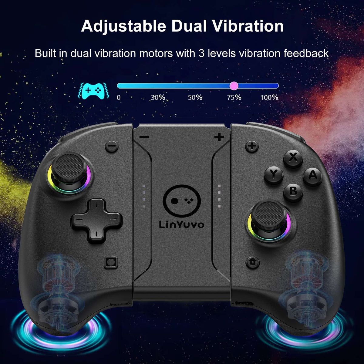Wireless Bluetooth Controller For Nintendo Switch & OLED & Lite Gamepad Control Gaming Accessories Hall Game Pad Command Mando