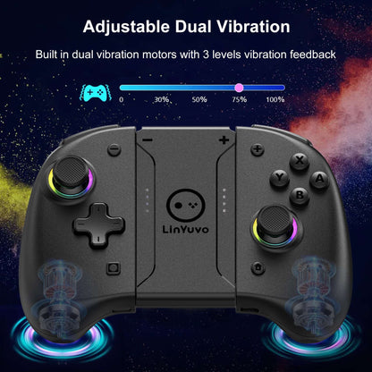 Wireless Bluetooth Controller For Nintendo Switch & OLED & Lite Gamepad Control Gaming Accessories Hall Game Pad Command Mando