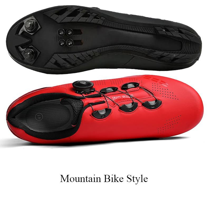 Mountain Riding Shoes Moped Road Lock Shoes Sports Racing Bikes High Endurance Locking Shoes Road Speed Riding Sneakers