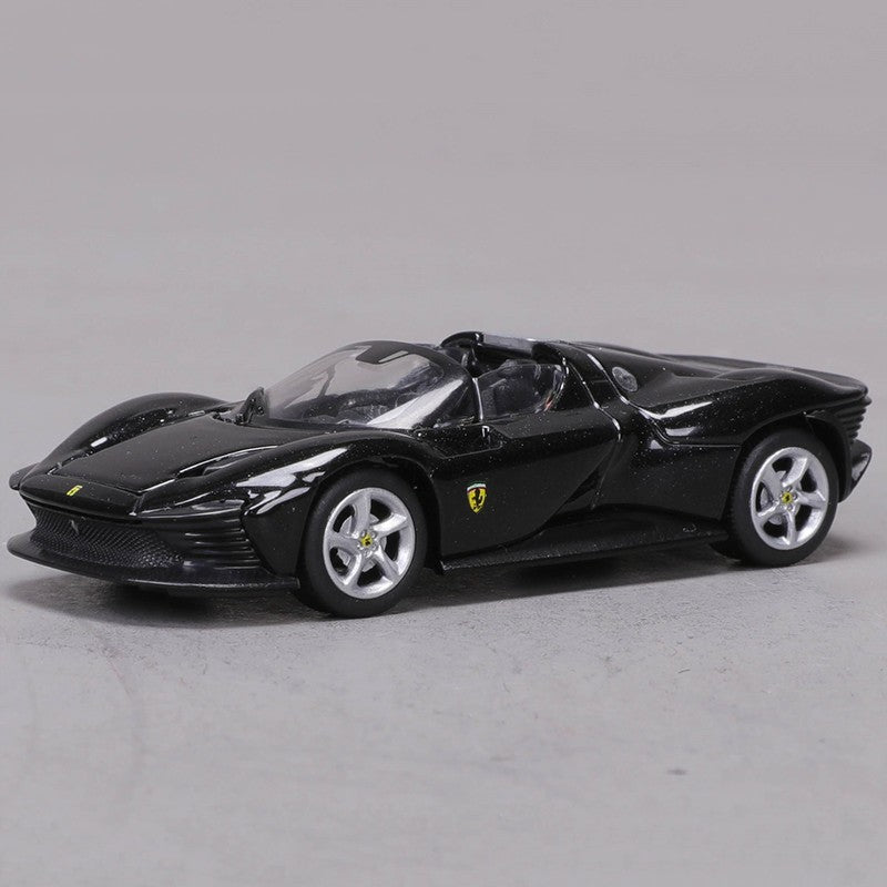 New In Stock Bburago 1:64 Ferrari 812 Competizione Yellow Alloy Miniature Ferrari Datyona Sp3 Sports Diecast Model Custom Toys