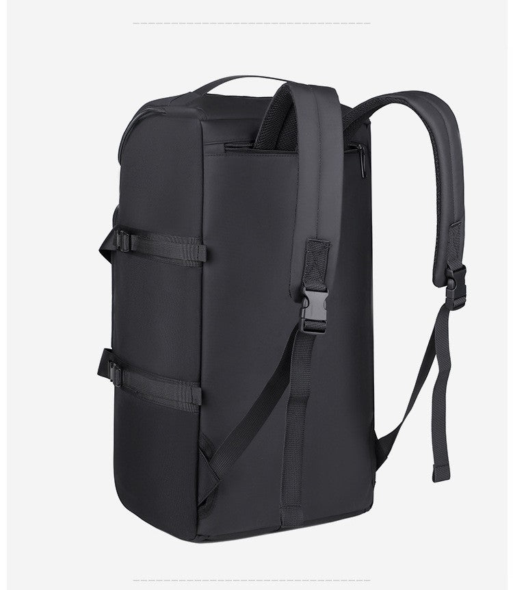 Custom logo large capacity travel bag for men waterproof sports outdoor travel bag print name hand luggage backpack with shoes