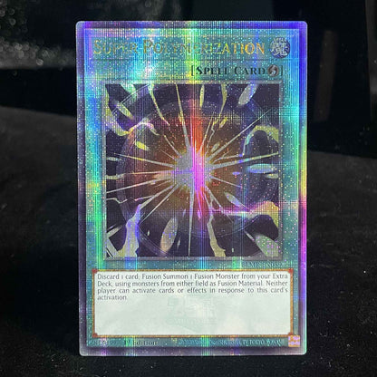 YuGiOh!! Carta FOIL QCSCR Série BLMR DRAGÃO ARMADO DAS TREVAS/I:P MASQUERENA/SUPER POLIMERIZAÇÃO/BEM-VINDA LABYRINTH YGO TCG 1ª Edição