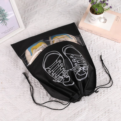 5/10pcs Non Woven Shoe Bag Storage Bag, Shoe Storage Drawstring Drawstring, Shoe Storage Bag, Dust-proof