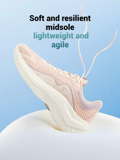 361 Degrees SoftFlow 1.0 Women's Running Shoes Mesh Rebound Flexible Versatile Cushion Casual Jogger Female Sneakers 682522230F